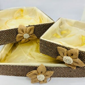 Decorative Hamper Basket (Set Of 3) By Uphaar Creators