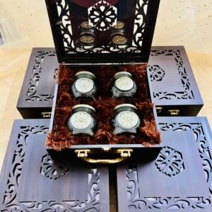 Uphaar Creators Handmade 4 Jar Dryfruit Box