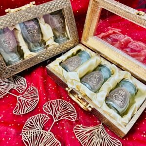 Uphaar Creators Antique 3 Jar Dryfruit Box