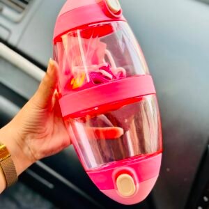 Double-Sided Kids Sipper Bottle | 2-in-1 Dual Drink Sipper| Double Fun, Double Hydration | Leak-Proof Double-Sided Sipper| Sip Smart with Our 2-in-1 Bottle Twin Drink Kids Sipper