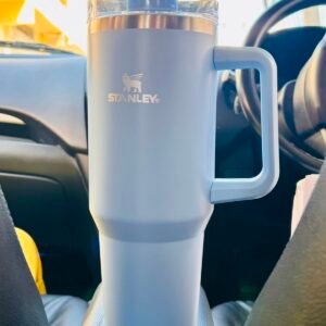 Stanley 1200ml Stainless Steel Insulated Tumbler With Handle, Straw & Cleaner Double Wall Vacuum Bottle For Hot & Cold Drinks Leakproof Travel Mug Reusable For Gym, Office & Travel