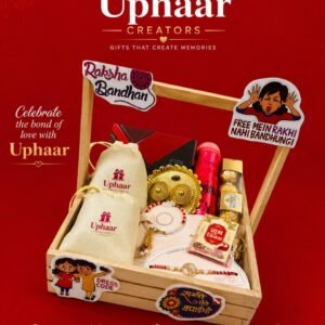 Raksha Bandhan Premium Gift Hamper with Wallet, Dry Fruits & Perfume | Uphaar Creators