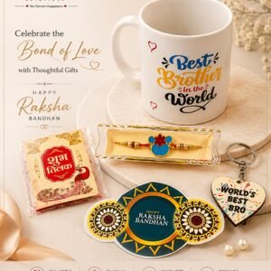 Best Brother in the World – Raksha Bandhan Gift Hamper | Uphaar Creators